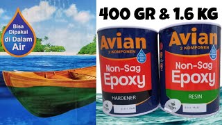 Cara Pemakaian EPOXY amp APA itu EPOXY  How to Use amp What is AVIAN EPOXY Non Sag Epoxy 2 komponen [upl. by Reffotsirk]