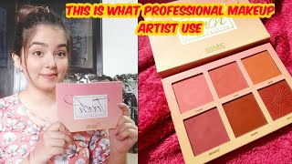 BEST BLUSH PALETTE AVAILBLE IN INDIA ll REVIEW OF IMagic Blush Palette [upl. by Nolahp]