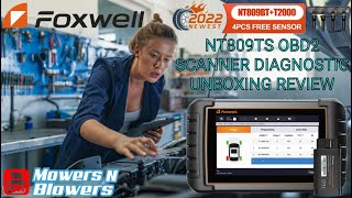 FOXWELL NT809TS OBD2 AUTOMOTIVE DIAGNOSTIC SCANNER CODE FAULT TPMS RESET TOOL WIFI BLUETOOTH ANDROID [upl. by Dickey971]