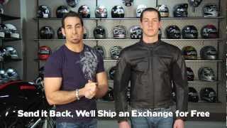 Dainese Stripes Leather Jacket Review at RevZillacom [upl. by Enyrhtak]