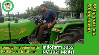 Indofarm 3055 NV Review Price Indofarm 3055 di 2021Indofarm Tractor 50 hp [upl. by Inalaeham]