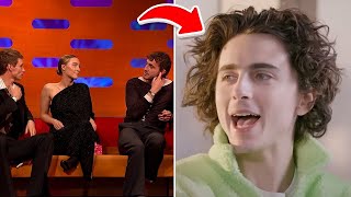 Timothee Chalamet Stunned by Saoirse Ronans Words About Mescal amp Redmayne [upl. by Dodds]