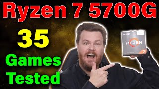 Ryzen 7 5700G — Review — 35 Games Tested — No Graphics Card Required [upl. by Ennaej244]