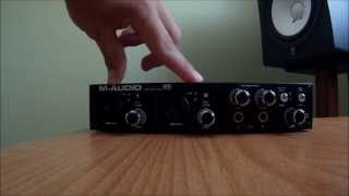 MAudio Profire 610 Audio Interface Review [upl. by Adnahsar]