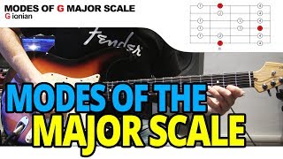 Modes of the Major Scale  Guitar Lesson [upl. by Hendren761]