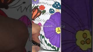 🌼 Coloring flowers  Coloreando flores 🌼 diariodemandalas dibujarmandalas librosparacolorear [upl. by Eelrihs380]