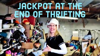 THRIFTING AND OUR CRAZY DEATHPILE AT THE END [upl. by Irrabaj]