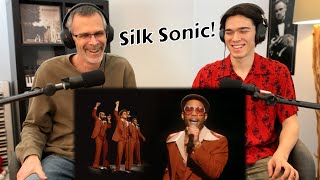 Dad amp Son React to Silk Sonic “Leave The Door Open” Live at the Grammys [upl. by Nixie]