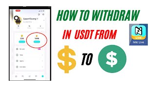 HOW TO WITHDRAW USDT FROM Niki Live App Latest Social Streaming Platform That Pays In USD In Nigeria [upl. by Sabian57]