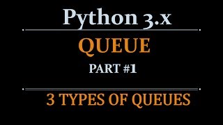 Python Tutorials  Threading Beginners Tutorial Queue part 61 [upl. by Eahsram]