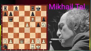 Mark Pasman vs Mikhail TalTal chess game Tal amazing secrfice  Tal best check mate [upl. by Tram]