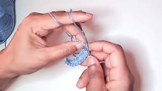 How to crochet simple Moon 🌙ගෙතුම් කලාව [upl. by Sellig217]