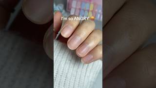 She’s a FAKE friend 😭 nails nailart manicure nailtutorial gelnails nailpolish naildesigns [upl. by Brahear]