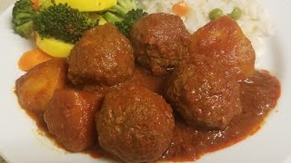 ALBÓNDIGAS ADOBADAS [upl. by Sinoda]