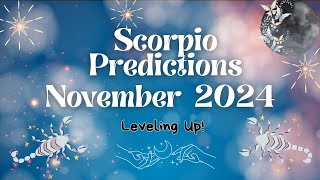 ♏ Scorpio November 2024 Predictions forecast [upl. by Anaidirib775]