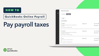 How to pay payroll taxes in QuickBooks Online Payroll [upl. by Nylimaj]