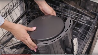 Cleaning the Ninja® Air Fryer AF100 Series [upl. by Leiba470]