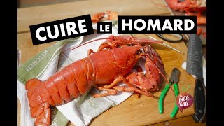 COMMENT CUIRE ET DÉCORTIQUER DU HOMARD  CUISSON PARFAITE Petite bette [upl. by Rurik780]