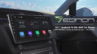 Eonon 2023 new 101quot 2 Din Android 13 Car Stereo  6GB RAM  CarPlay amp Android Auto  UA12S Plus [upl. by Brock992]