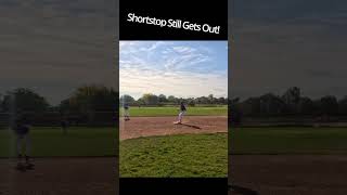 ⚾Umpire Dodges Line Drive  Shortstop Gets Out theofficialvu umpire pov [upl. by Vyky]