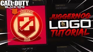 Black Ops 4 Juggernog PerkACola Emblem Tutorial  Void [upl. by Nohsyar]