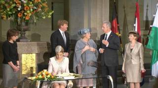 Ihre Majestät Beatrix Königin der Niederlande besucht Dresden [upl. by Ney]