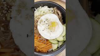 Hot Stone Pot Bibimbap Soft Tofu Soup  Tofu House RenoNevada KoreanFoodASMR KoreanFoodShorts [upl. by Dadirac]