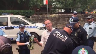 Greens MP David Shoebridge arrested for climate protest [upl. by Dleifxam962]