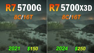 AMD Ryzen 7 5700X3D vs R7 5700G  Wich one is Better in Games [upl. by Clare]