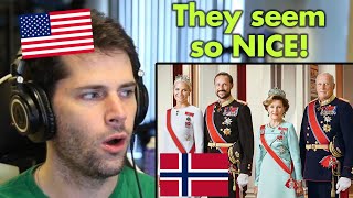 American Reacts to Norways Royal Family [upl. by Easlehc]