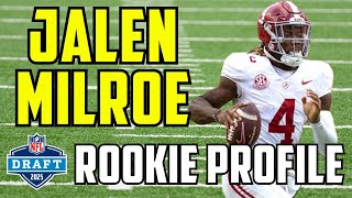 Jalen Milroe Rookie Scouting Report  2025 NFL Draft Propsect [upl. by Lishe]