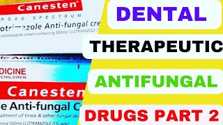 Antifungal use in DentistryDrugs use in Denture stomatitisDenture stomatitis treatmentNystatin [upl. by Namrej956]