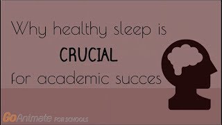 Why healthy sleep is crucial for academic success [upl. by Hanzelin612]