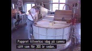 Sweden Today  Paper Manufacturing In Lessebo October 1986 [upl. by Sandra]