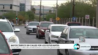 Mayor trafico en calles por los estudiates [upl. by Iddet442]