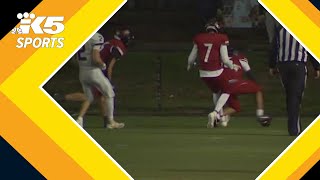 Big Game highlights Archbishop Murphy beats Anacortes 3428 [upl. by Ydnelg]