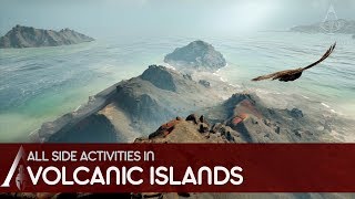 Assassins Creed Odyssey  All side activities in Volcanic Islands Thera Anaphi amp Nisyros [upl. by Babby]