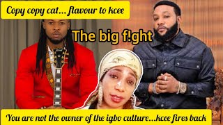 FLAVOUR AND KCEE IN HEATED FGHT AS HE ACCUSES KCEE OF STEALING HIS STYLE OF MUSIC [upl. by Neztnaj]