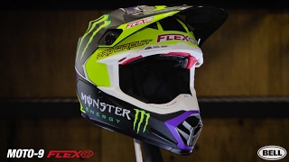 Bell Helmets Moto9 Flex Monster Pro Circuit 17 Replica [upl. by Elaen767]