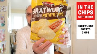 🇺🇸 Clancy’s Bratwurst potato chips on In The Chips with Barry [upl. by Colvin]