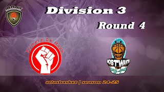 Atlasbasket  Div 3Round 4  PRIMERO DE MAYO vs MOST WANTED [upl. by Yetta]