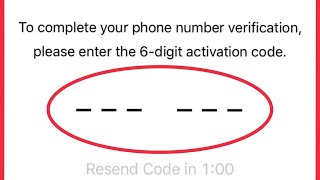 iPhone 6  WhatsApp Verification Code Not Receive Problem Solve [upl. by Rumpf]