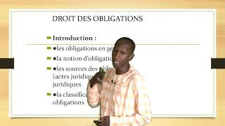 Introduction au Droit des Obligations [upl. by Kerekes]