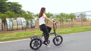 2024 New 20 inch Folding Electric Mountain Bike [upl. by Janiuszck]