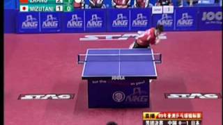 Zhang Jike vs Jun Mizutani 2009 Asian Championships [upl. by Liz]