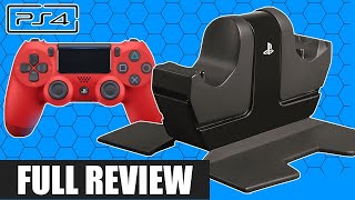 The Best Way to Charge a DualShock 4 Controller PowerA PS4 Charging Station Review [upl. by Leeban]