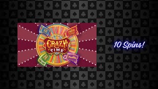 Crazy time 10 spins 3 [upl. by Tore696]