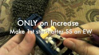 Loom Knitting 101 Lesson 20 Easy Half Stitch Tutorial [upl. by Marolda]