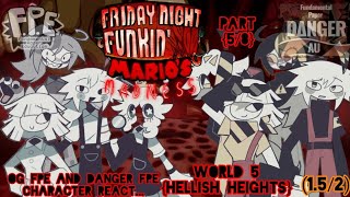 Danger FPE amp FPE React Fnf Mario Madness V2  152  58  Hellish Heights  GN Edition [upl. by Grounds397]