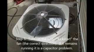 How to fix your AC Outdoor fan not running [upl. by Decca]